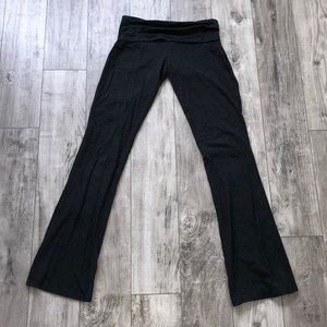 Cotton stretch wide leg yoga pants
